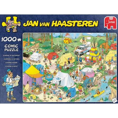 Jan van Haasteren legpuzzel Kamperen in het Bos 1000 stukjes