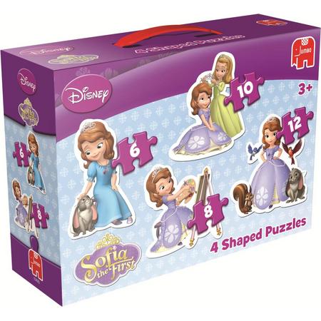 Jumbo Disney Sofia het Prinsesje 4 In 1 - Puzzel - 6,8,10 en 12 stukjes