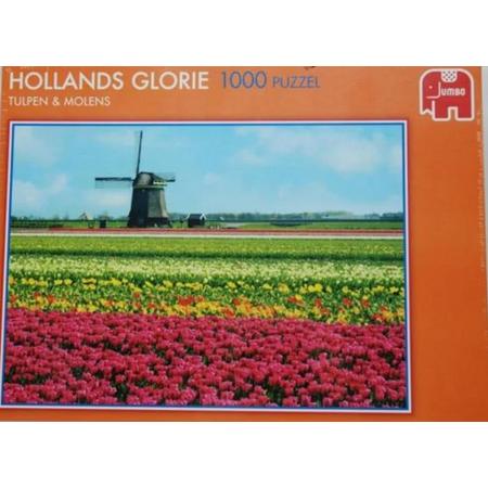 Jumbo Hollands Glorie Tulpen en Molen - Puzzel - 1000 stukjes