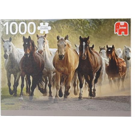 Jumbo Legpuzzel Paarden 1000 Stukjes