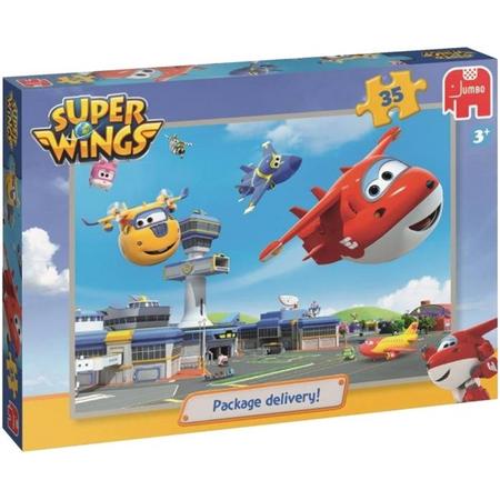 Jumbo Legpuzzel Super Wings - Package Delivery 35 Stukjes