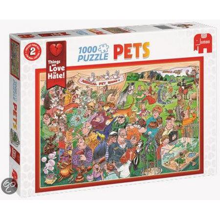 Jumbo Puzzel - Pets - 1000 stukjes