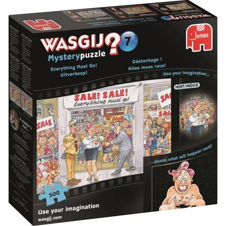 Jumbo Wasgij Mystery 7 Uitverkoop - Puzzel - 500 stukjes