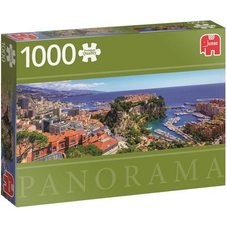 Monte Carlo Monaco Premium Quality panorama - Puzzel 1000 stukjes
