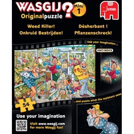 Puzzel-Wasgij-Mini1-Onkruid bestrijden-54 stukjes