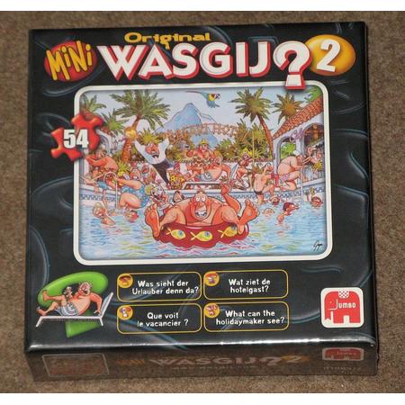 Puzzel-Wasgij-Mini2-Tropisch Zwemparadijs!-54 stukjes