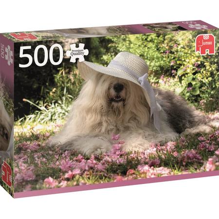 Sophie in een Bloemenbed - Puzzel 500 stukjes