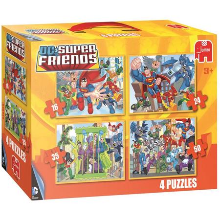 Superfriends 4 in 1 - Kinderpuzzel - 4 Puzzels