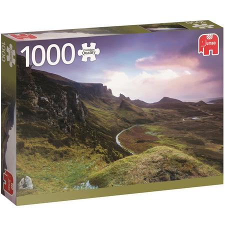Trotternish Ridge Schotland Premium Quality panorama - Puzzel 1000 stukjes