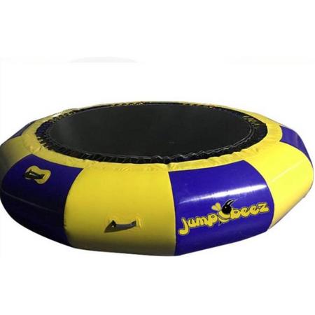 Jumpbeez Bouncing fun - opblaasbare trampoline - 3 meter breed - watertrampoline - 2 jaar garantie - watervakantie - nog 8 op voorraad! - turnen - freerunners - parcour