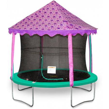Jumpking Trampoline Canopy-tent Vlinders 3,66 Meter Paars