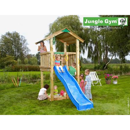 Jungle Casa - Kinderspeeltoestel - Met Glijbaan - Donkergroen