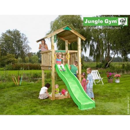 Jungle Gym Speeltoren met Glijbaan (lichtgroen) Casa