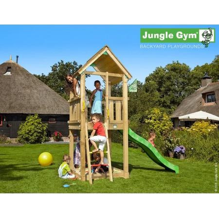 Jungle Gym Speeltoren met Glijbaan (lichtgroen) Club