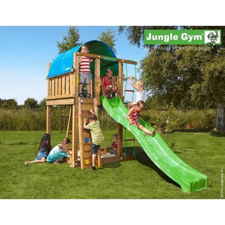 Jungle Gym Speeltoren met Glijbaan (lichtgroen) Villa