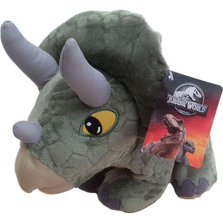 Jurassic World Triceratopsz Knuffel - 30 Cm