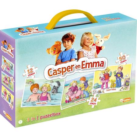 Casper en Emma - 3 in 1 box - puzzels