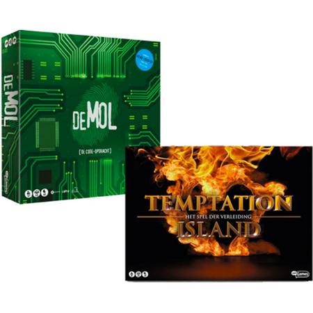 Spelvoordeelset TV-programma Temptation Island & Wie is de mol?