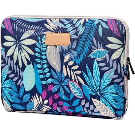 Just in Case Blossom MacBook Air/Pro Sleeve 13 inch - Blauw