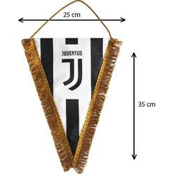 Juventus Wimpel - 35 x 25 cm - Wit/Zwart