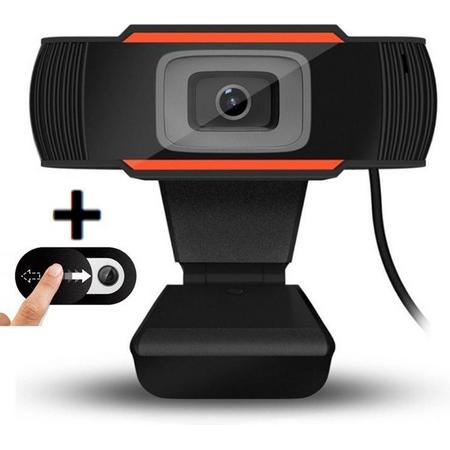 Full HD Professioneel Webcam met Microfoon - GRATIS PRIVACY COVER - Webcam voor PC - Noise Cancelling - Geschikt voor Windows en Apple