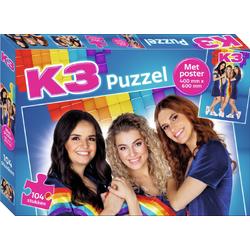 K3 Puzzel - Met poster 40 x 60cm - 104 stukjes