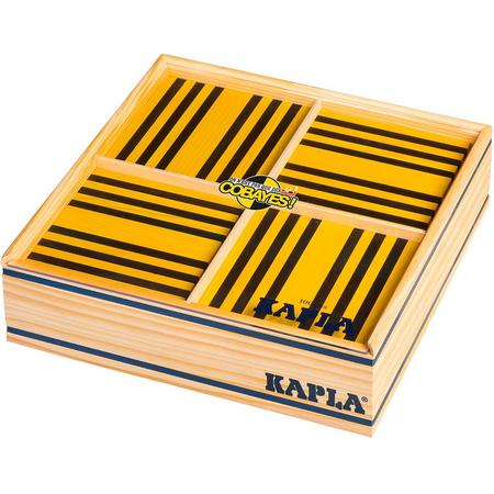 KAPLA Kleur - 100 Plankjes - Geel & Zwart