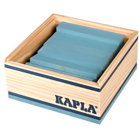 KAPLA Kleur - 40 Plankjes - Lichtblauw