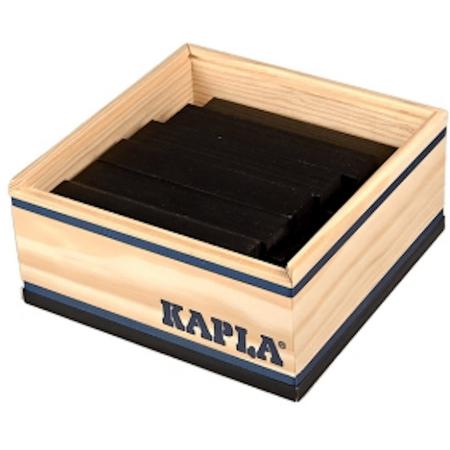 KAPLA Kleur - 40 Plankjes - Zwart