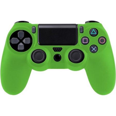Flexible siliconen beschermingshoesje voor Sony PS4 Game Controller (Groen)