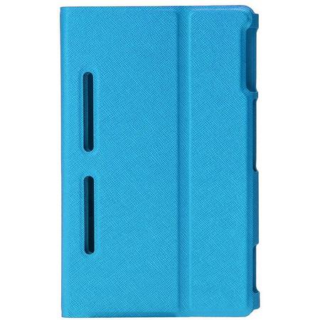 Nintendo Switch Beschermhoes Premium Leder - Volledige Bescherming - Flip Cover - Magnetsich - KELERINO. - Blauw
