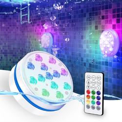 KENN Zwembadverlichting 2.0 - Afstandsbediening - 13 LEDs - Met Magneten & Zuignappen - Volledig Waterdicht - Vijververlichting - Onderwater Lichtshow - Vernieuwde Versie - Jacuzzi Verlichting - Underwater Lightshow