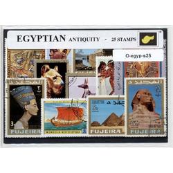 Egypte - postzegelpakket cadeau met 25 verschillende postzegels