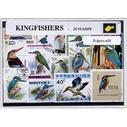 Ijsvogels - postzegelpakket cadeau met verschillende postzegels
