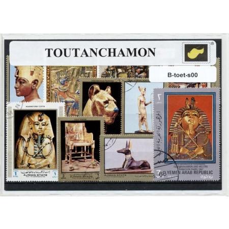 Toutanchamon – Luxe postzegel pakket (A6 formaat) - collectie van verschillende postzegels van Toutanchamon – kan als ansichtkaart in een A6 envelop. Authentiek cadeau - kado - egypte - farao - pyramides - oudheid - sarcofaag - tombe - mummie