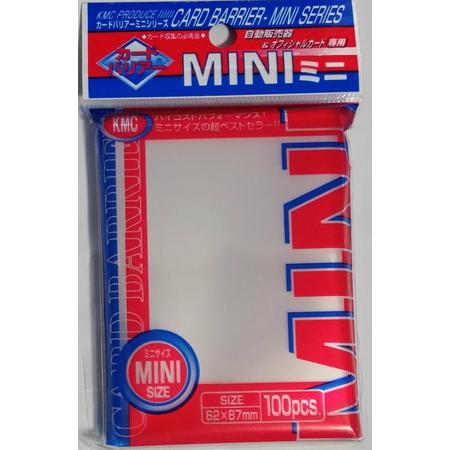 KMC Mini Sleeves: Clear (62x87mm) - 100 stuks