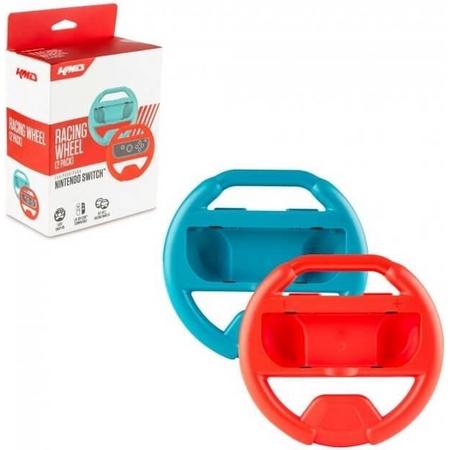 KMD Joy-Con Racing Wheels Dual Pack (Blue/Red)