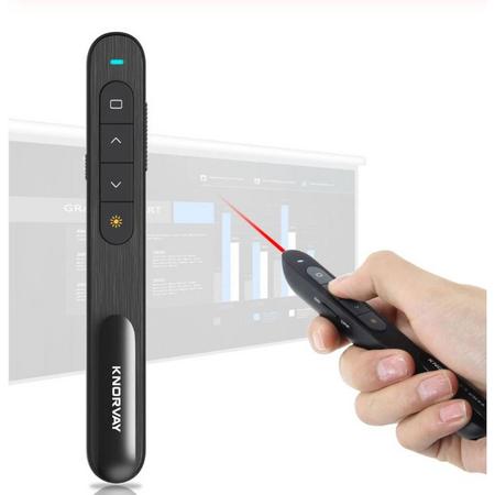 Draadloze USB Presenter- Presentatie Pen met Laser Aanwijzer- Presentatie Afstandsbediening