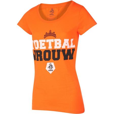 KNVB - Nederlands Elftal T-shirt Dames Voetbal Vrouwen Blanco-S