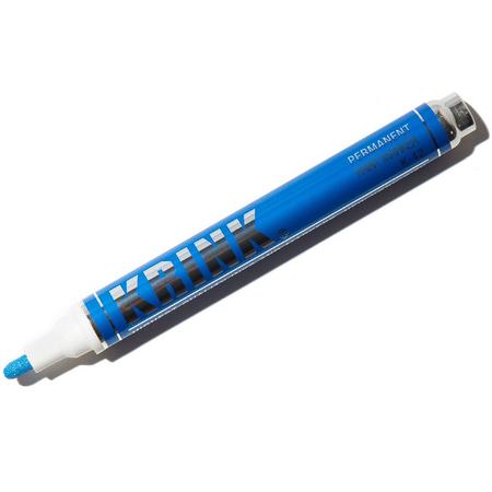Krink K-42 Lichtblauwe 3mm Verfstift - 10ml permanente alcoholbasis Inkt in metalen body