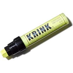 Krink K-55 Fluoriserend Gele 15mm Acryl Paint Marker - 30ml inkt in metalen body