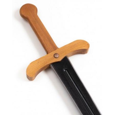 Kalid Medieval Toys - Houten Zwaard 65 cm - Speelgoedwapen - ridders