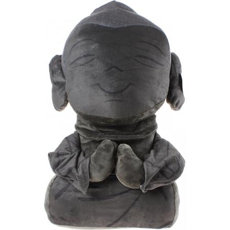 Kamparo Pluchen Boeddhaknuffel Zwart 24 Cm