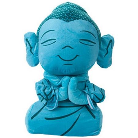 Kamparo Pluchen Knuffel Boeddha Blauw 51 Cm