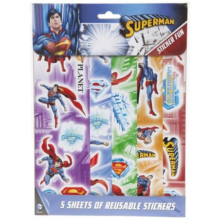 Kamparo Stickervellen Superman 5 Stuks