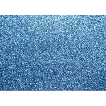 Glitterkarton Kangaro Chroom - blauw 50x70cm pak 10 vel 300 g