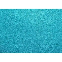 Glitterkarton   Oceaan - blauw 50x70cm pak a 10 vel