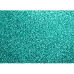 Glitterkarton   Turquois - 50x70cm pak a 10 vel