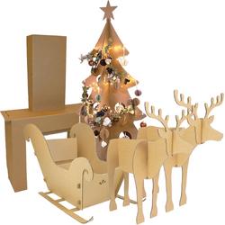 Kartonnen Kerst Feestdagenpakket - Cadeau van Duurzaam Karton - KarTent