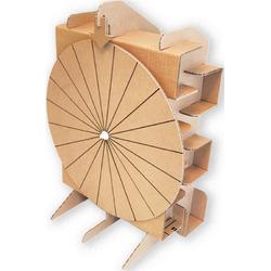 Kartonnen Rad van Fortuin - Draairad klein diameter 50 cm - Duurzaam Karton - Hobbykarton - KarTent